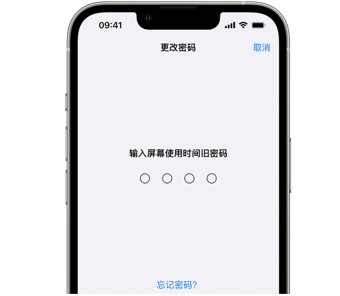 上林iPhone屏幕维修分享iPhone屏幕使用时间密码忘记了怎么办 