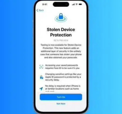 上林苹果授权维修店分享被盗设备保护功能开启方法 