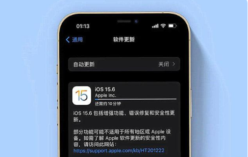 上林苹果手机维修分享iOS 15.6续航怎么样 